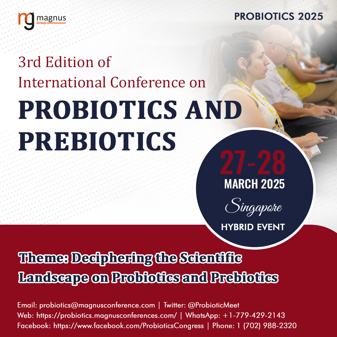 3rd Edition of the International Conference on Probiotics and Prebiotics