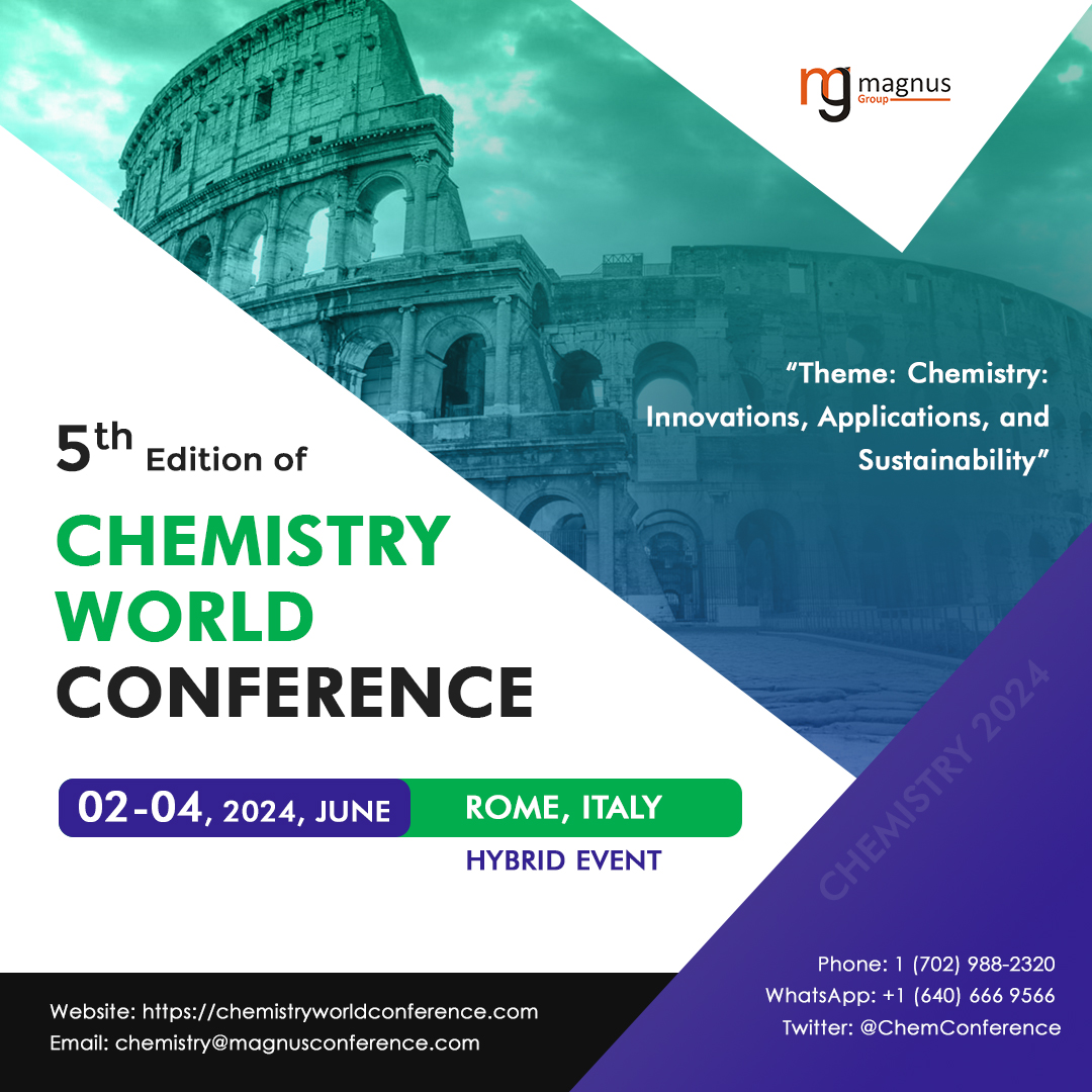 5th Edition of Chemistry World Conference