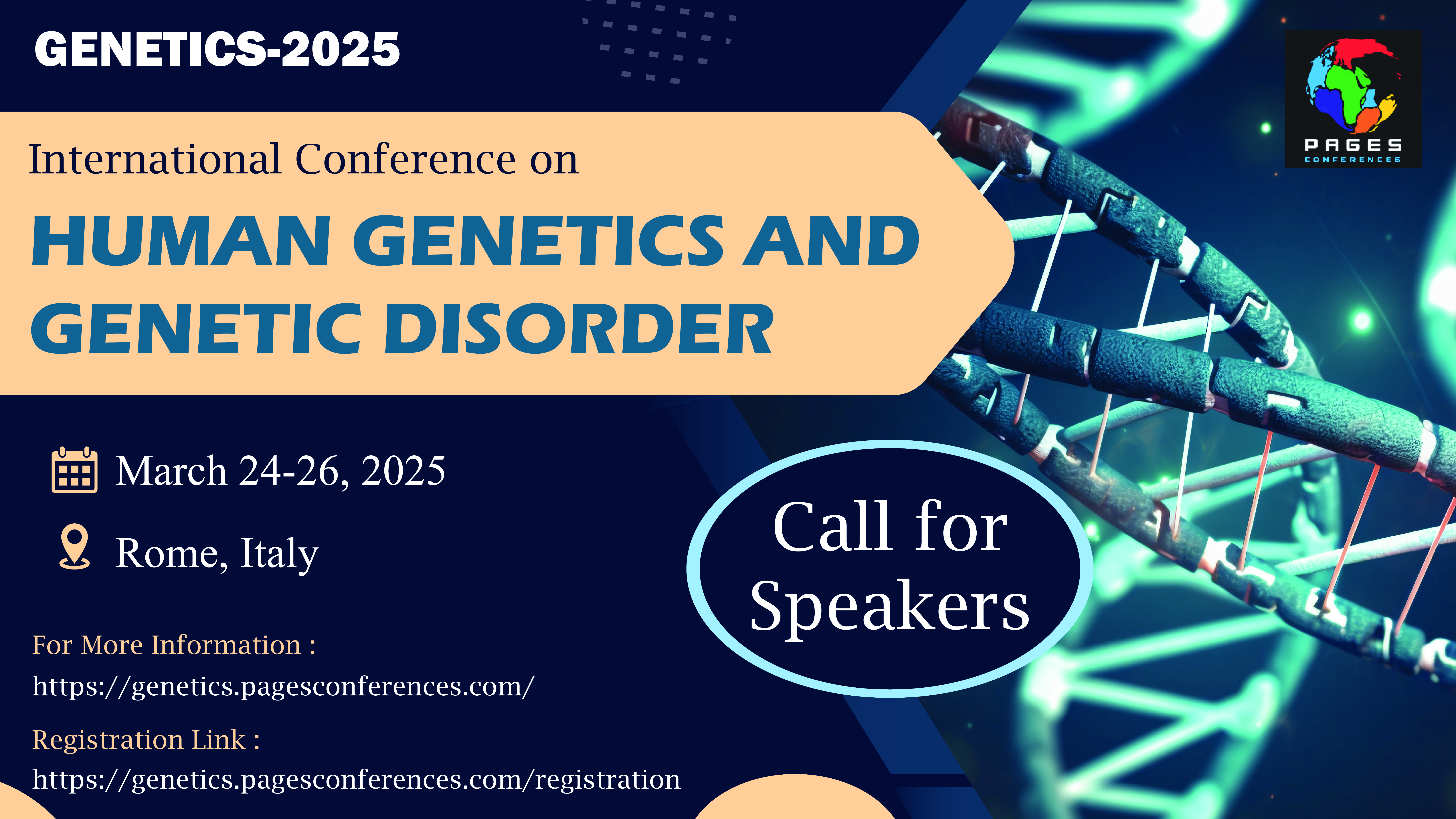 International Conference on Human Genetics and Genetic Disorders