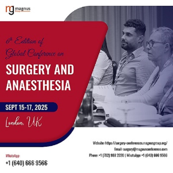 6th Edition of Global Conference on Surgery and Anaesthesia